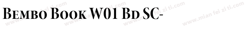 Bembo Book W01 Bd SC字体转换